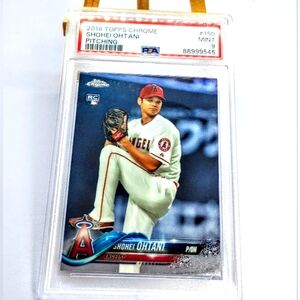 Shohei Ohtani RC #150 Topps Chrome 2018 PSA Graded Mint 9
